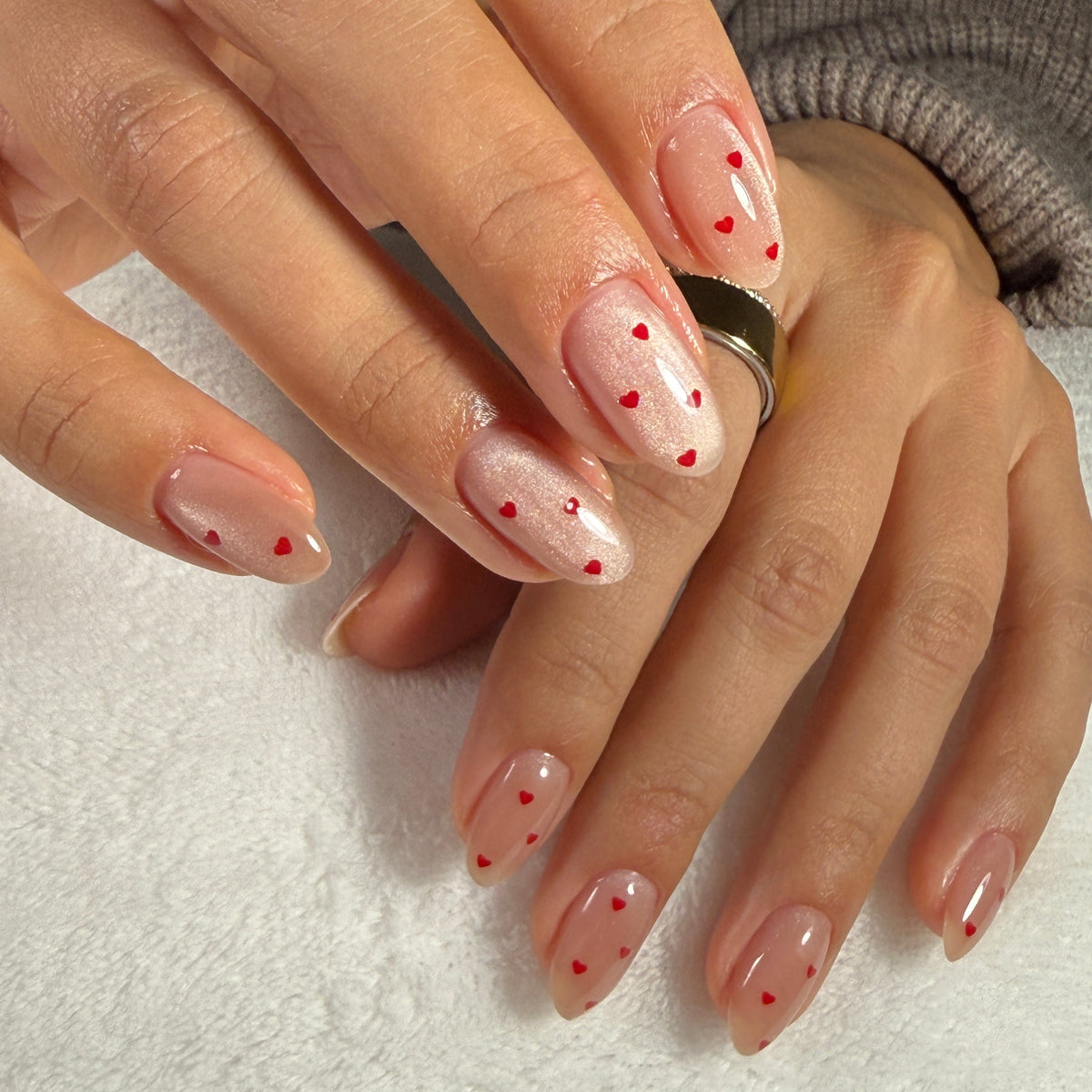 Hard gel overlay (with design)