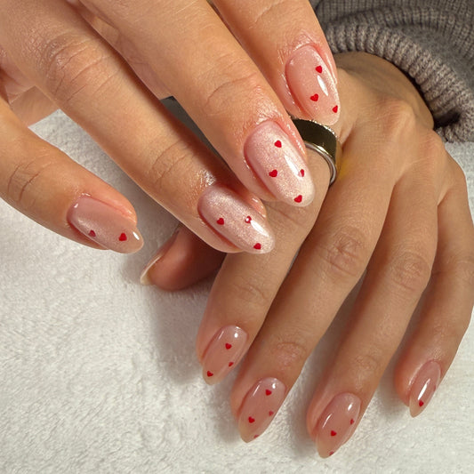 Hard gel overlay (with design)